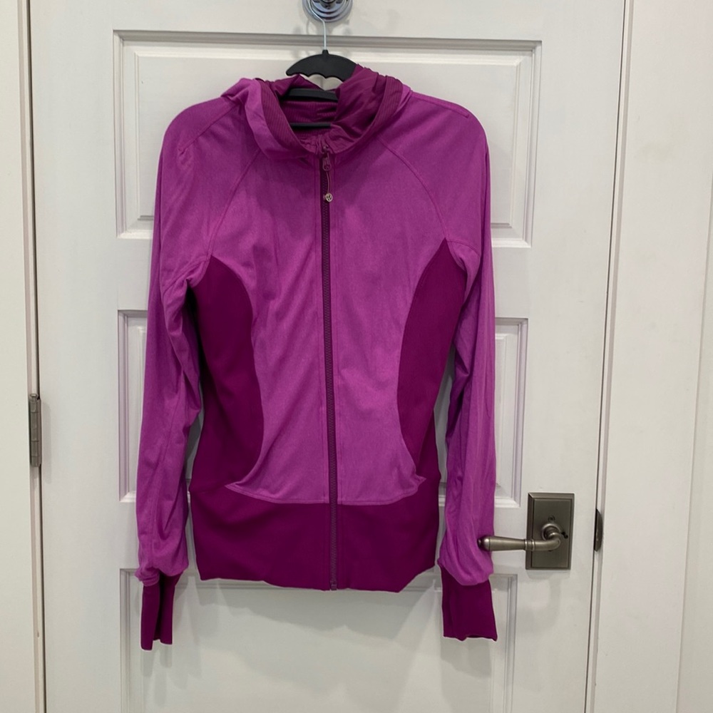 Lulu Violet Reversible Running Jacket